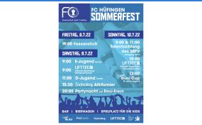 Plakat Sommerfest 2022